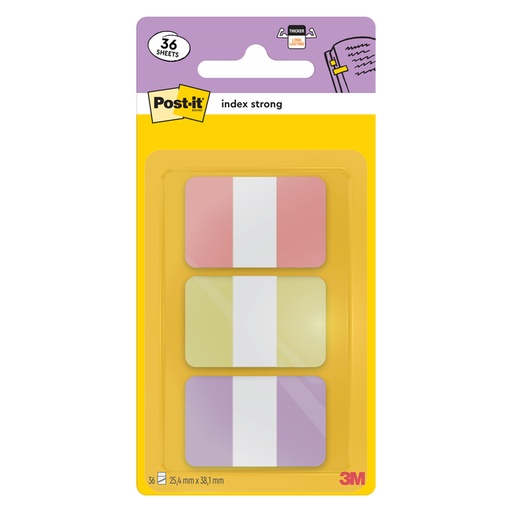 [1468616] Indextabs Post-it  686-3SUN 25,4x38,1mm Strong, 36 tabs