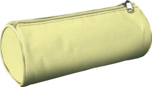 [1468663] Pennenetui Kangaro rond 20x8,5cm pastel geel
