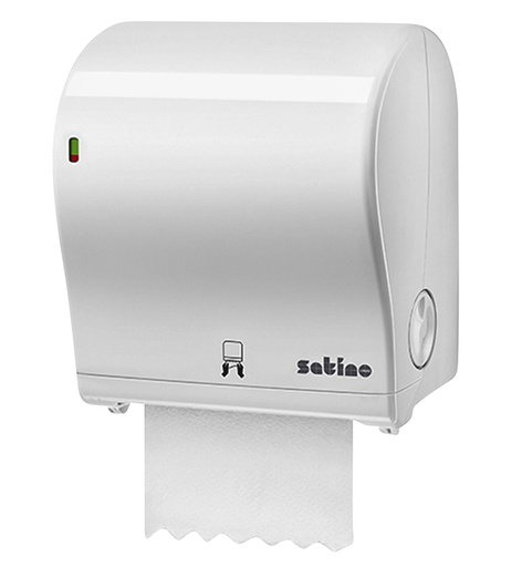 [1386034] Handdoekroldispenser Satino PT1 manueel medium wit 331520
