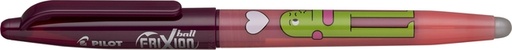 [1467101] Rollerpen PILOT friXion Friends medium wijnrood