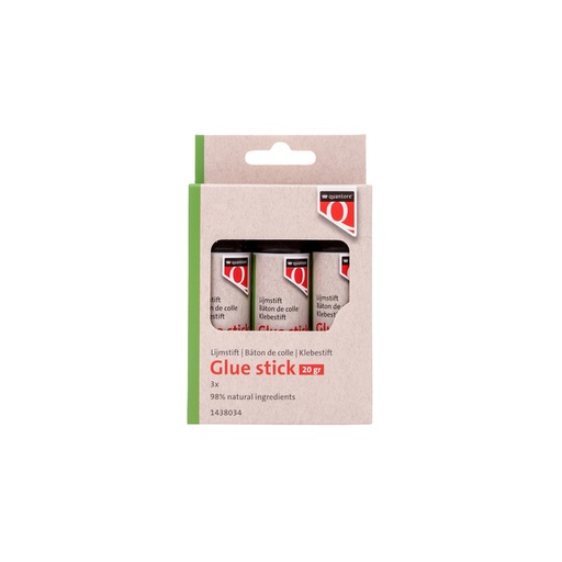 [1438034] Lijmstift Quantore eco 3x20gr blister