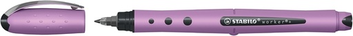 [1469662] Roller STABILO Worker+ Wildflower Medium mauve glycine