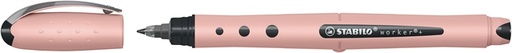 [1469665] Rollerpen STABILO Worker+ Wildflower medium blush
