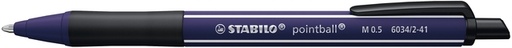[1469673] Balpen STABILO pointball Wildflower medium Pruisisch blauw