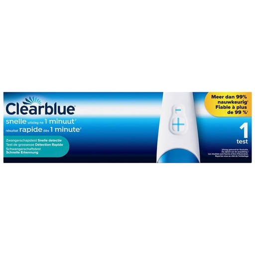 [1469573] Zwangerschapstest Clearblue snel