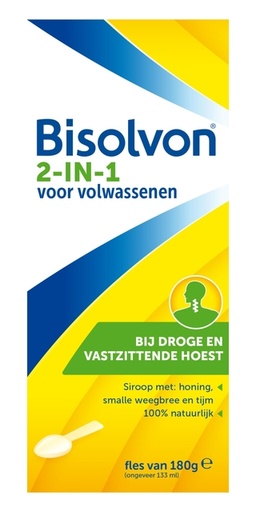 [1469577] Sirop contre la toux Bisolvon 2 en 1 pour adultes 133ml