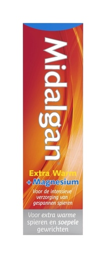 [1469581] Spierbalsem Midalgan Extra Warm + Magnesium 60gr