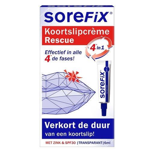 [1469604] Crème contre les boutons de fièvre Sorefix Rescue Tube 6ml