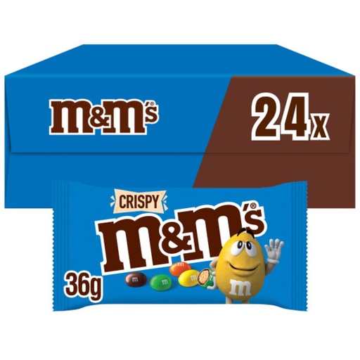 [1468307] Bonbons M&M's Crispy sachet 36g boîte 24 pièces