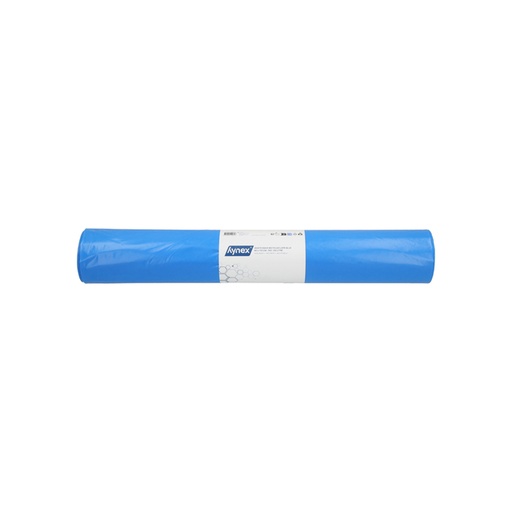 [1468746] Sac poubelle Hynex 80x110cm LDPE recyclé T60 130L bleu rouleau 20 pièces