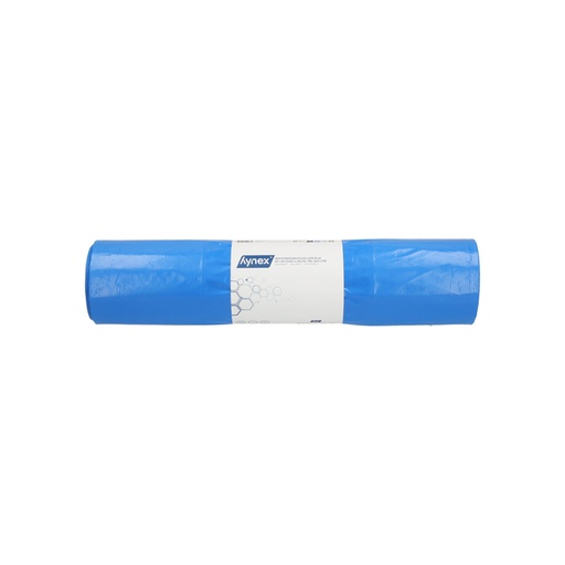[1468747] Afvalzak Hynex 65/25x135cm LDPE recycled T80 240L blauw rol à 10 stuks