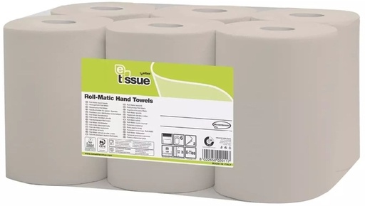 [1469015] Essuie-mains E-Tissue Q14 Matic XL petit 2 épaisseurs 130m naturel 127315