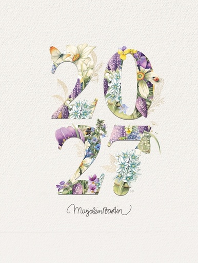 [1467027] Weekkalender 2027 Marjolein Bastin 165x230mm internationaal
