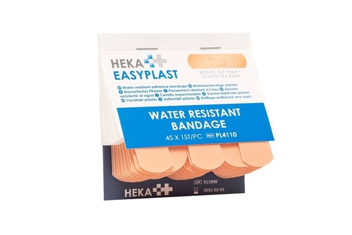 [1469160] Pleister Heka Easyplast water resistant navulling 6x 45 stuks