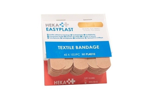 [1469161] Pleister Heka Easyplast textiel navulling 6x 45 stuks