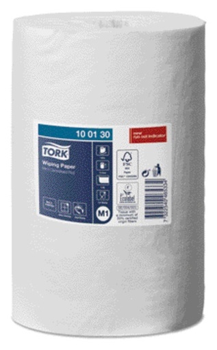 [890337] Papier d'essuyage Tork M1 Advanced 100130 1 épaisseur 120m blanc