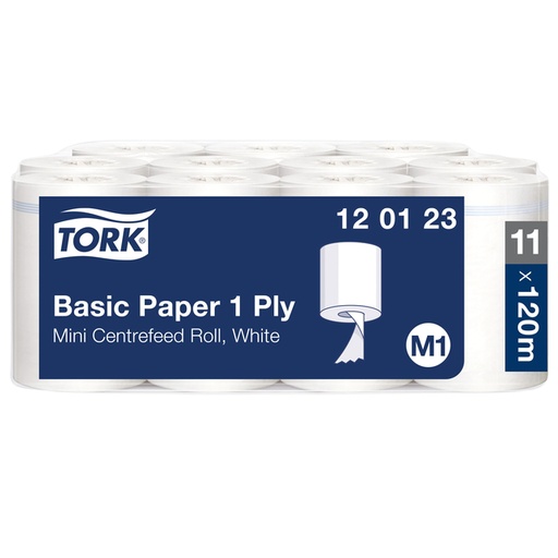 [892162] Papier d'essuyage Tork M1 Basic Universal 120123 1 épaisseur 120m blanc