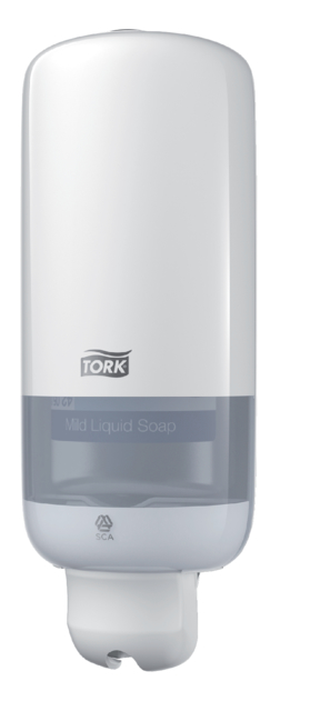 Distributeur savon et désinfectant Tork S11 Elevation 560000 blanc
