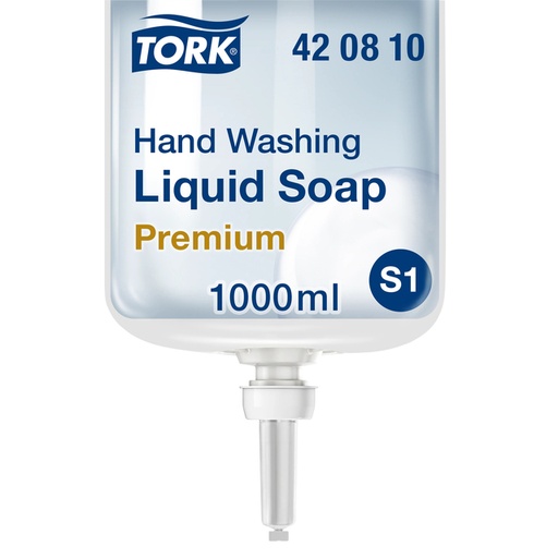 [892059] Savon mains Tork S1 Premium 420810 liquide non parfumé 1000ml