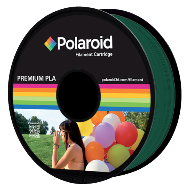 Filament 3D Polaroid 1.75mm PLA 1 kg vert foncé