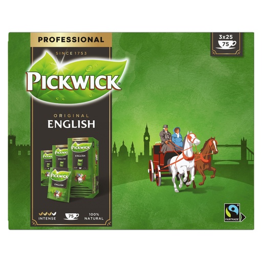 [890376] Thé Pickwick Fair Trade anglais 25x 2g