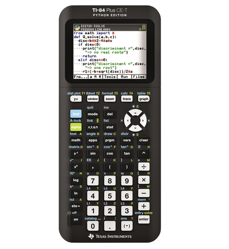 [421123] Calculatrice TI-84 Plus CE-T Edition Python