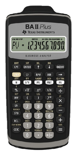 [421114] Calculatrice TI BA II Plus