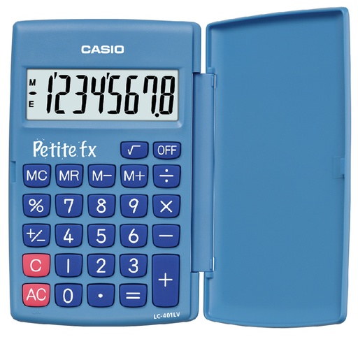 [420871] Calculatrice scolaire Casio école primaire bleu