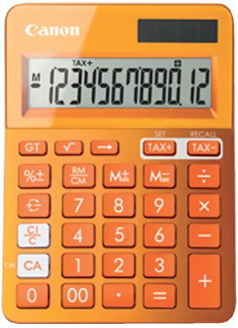 Calculatrice Canon LS-123K orange