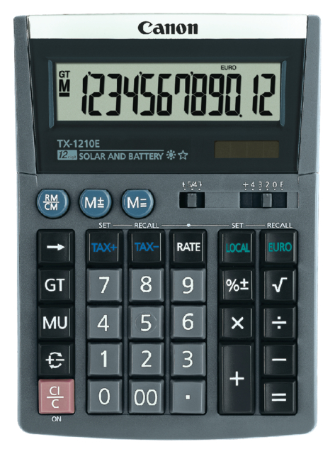 Calculatrice Canon TX-1210E