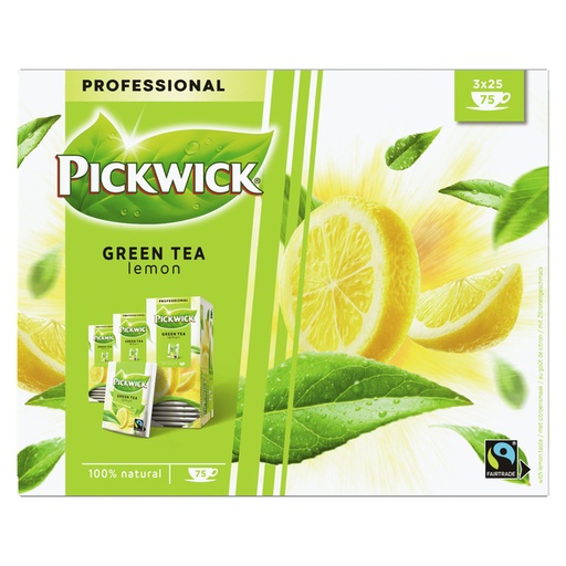 [890379] Thee Pickwick Fair Trade green lemon 25x1.5gr