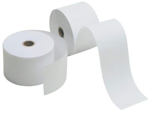 [413300] Rouleau caisse Qbasic 57mmx44m mandrin Ø12mm jet d'encre