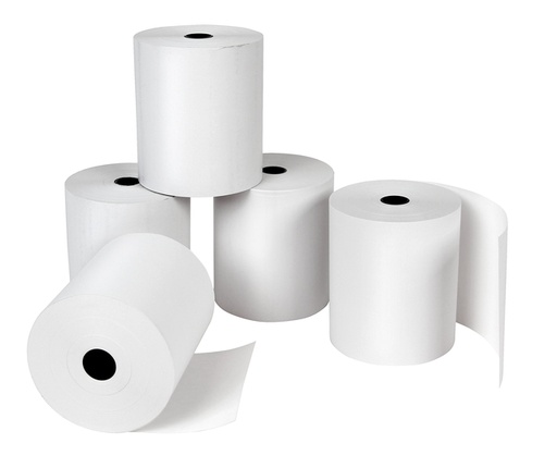 [413112] Rouleau caisse Qbasic 80mmx43m mandrin Ø12mm thermique