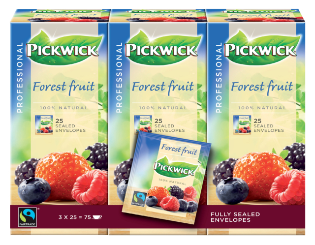 Thé Pickwick Fair Trade fruits des bois 25x 1,5g