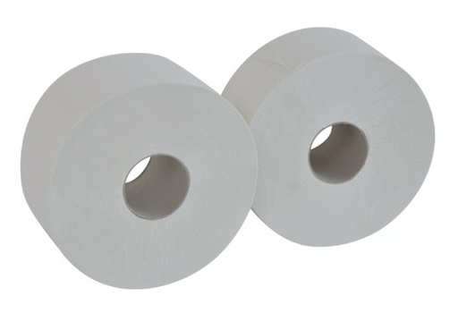 [892180] Toiletpapier Cleaninq T2 jumbo klein 2-laags 12x170m wit