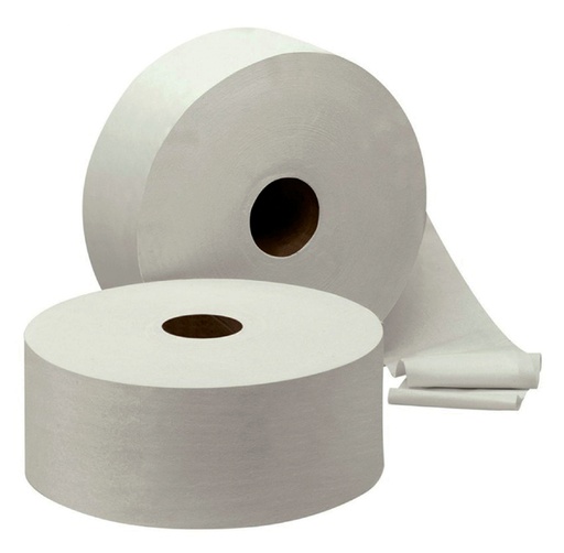 [892181] Toiletpapier Cleaninq T1 jumbo groot 2-laags 6x380m wit