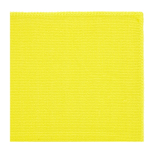 [891609] Chiffon microfibre Scotch-Brite Essential 360x360mm jaune 10 pièces