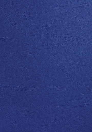 [535963] Couverture GBC A4 similicuir bleu roi 100 pièces