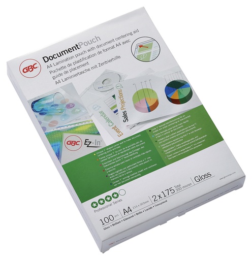 [535413] Lamineerhoes GBC A4 2x175micron 100 stuks