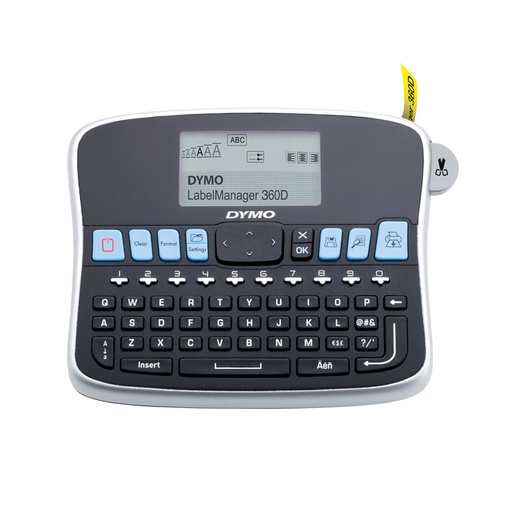 [930129] Etiqueteuse Dymo LabelManager 360D portable qwerty 19mm noir