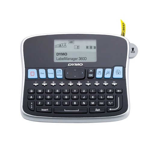 [930128] Etiqueteuse Dymo LabelManager 360D portable azerty 19mm noir