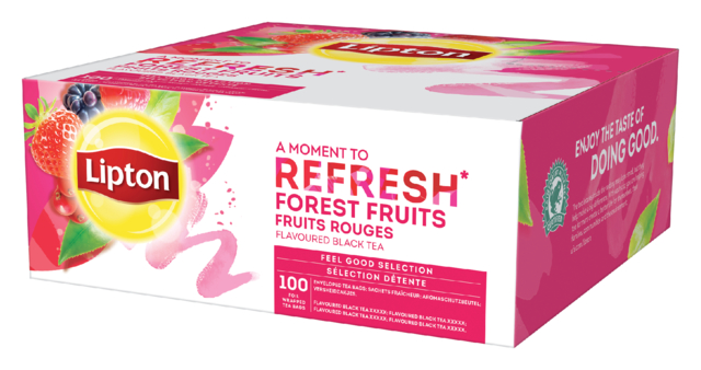 Thé Lipton Refresh Fruits des bois 100x1,5g