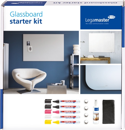 [034033] Glasbord Legamaster starterkit