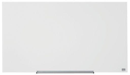 [919805] Tableau en verre Nobo Impression Pro 99,3x55,9cm blanc brillant