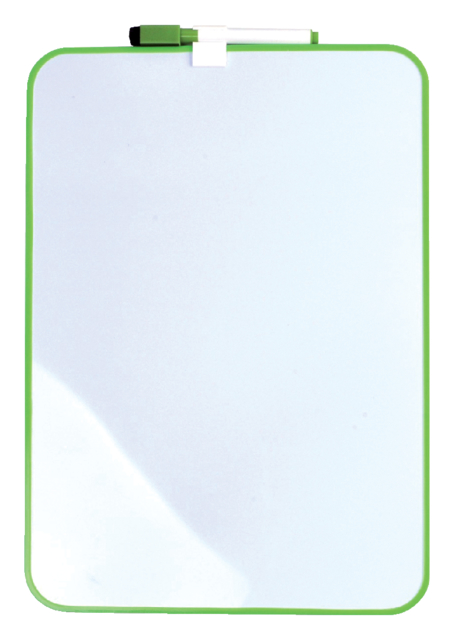 Ardoise magnétique Desq 24x34cm + marqueur profil vert
