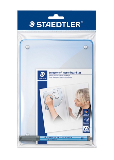 [920223] Whiteboard Staedtler Lumocolor memo A5 met pen 305