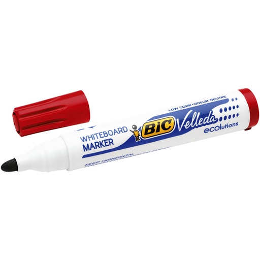 [919902] Whiteboardmarker Bic Velleda 1701 rond large rood