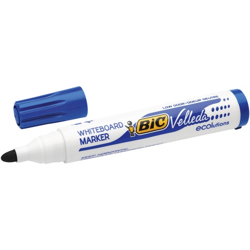 [919903] Whiteboardmarker Bic Velleda 1701 rond large blauw