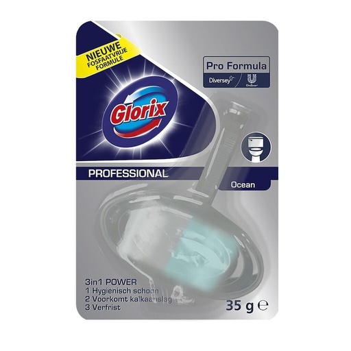 [891644] Toiletblok Glorix ocean fresh met houder
