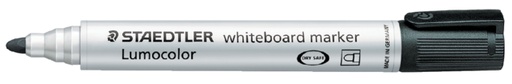 [920381] Viltstift Staedtler Lumocolor 351 whiteboard rond zwart 2mm